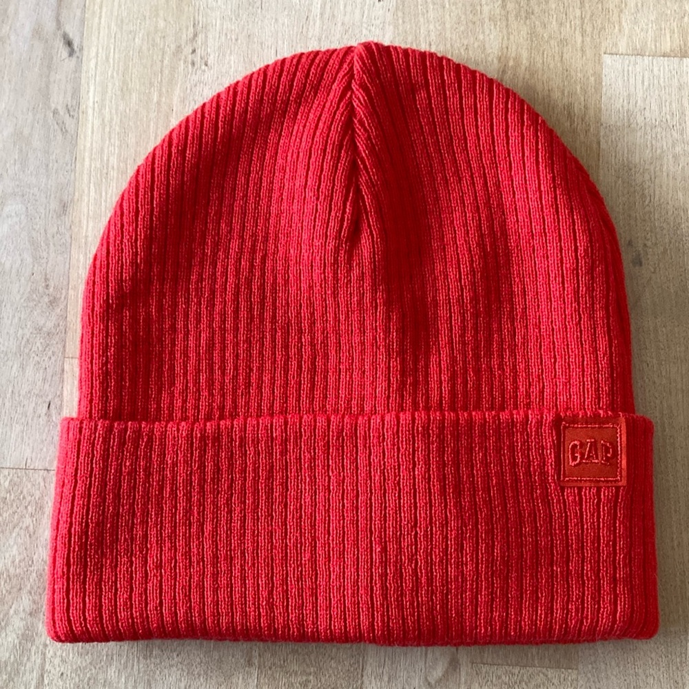 NWOT Gap Kids One Size Ribbed Red Toque